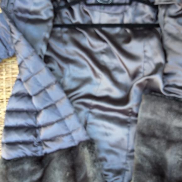 I Madison Down Faux Fur Trim Anorak Puffer Hoodedjacket XL - Picture 4 of 15